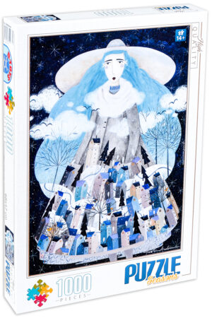 Пъзел D-Toys от 1000 части - Зима, Андреа Кюрти