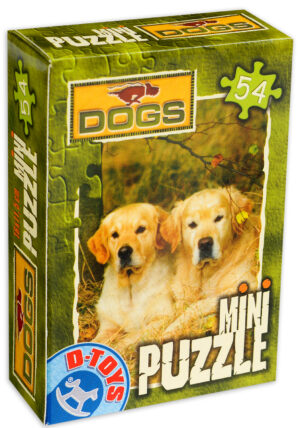 Мини пъзел D-Toys от 54 части - Лабрадори