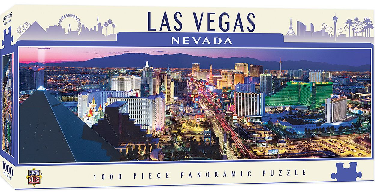 Панорамен пъзел Master Pieces от 1000 части - Лас Вегас, Невада