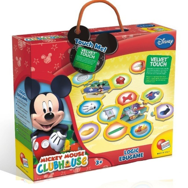 Детска игра-пъзел Lisciani - Мики Маус, velvet touch