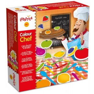 Игрален комплект Lisciani Ludattica - Цветният готвач