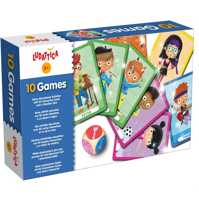 Игрален комплект Lisciani Ludattica - 10 игри