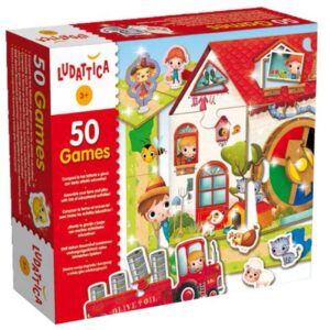 Игрален комплект Lisciani Ludattica - 50 игри