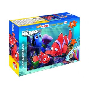 Пъзел Lisciani Maxi - Немо с флумастри