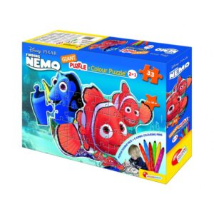 Пъзел Lisciani Giant - Немо, с флумастри