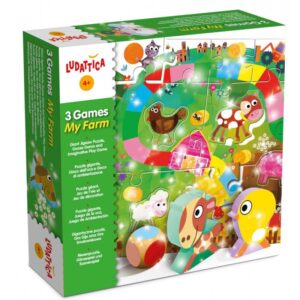 Пъзел-игра Lisciani Ludattica - Ферма