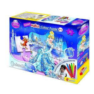 Пъзел Lisciani - Пепеляшка, с флумастри