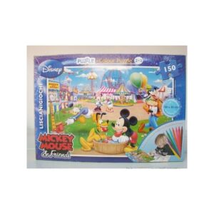 Пъзел Lisciani - Дисни герои, с флумастри