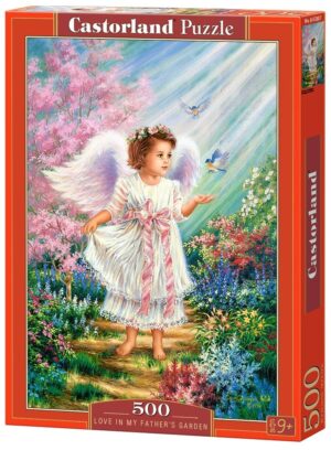 Пъзел Castorland от 500 части - Любов в градината на татко, Дона Гелсингър