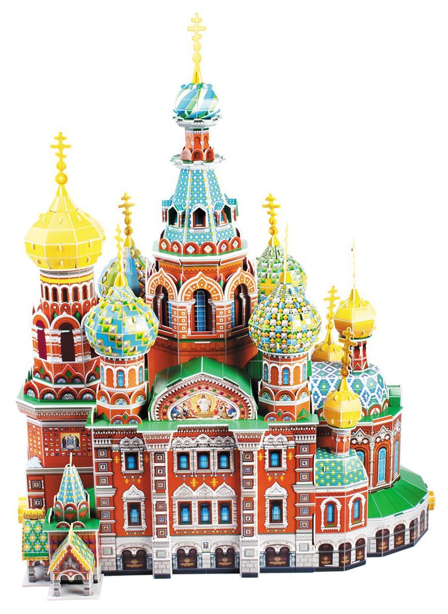 3D Пъзел Cubic Fun от 233 части - The Church of the Savior