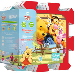 Бебешки пъзел за под Trefl от 8 части - Мечо пух