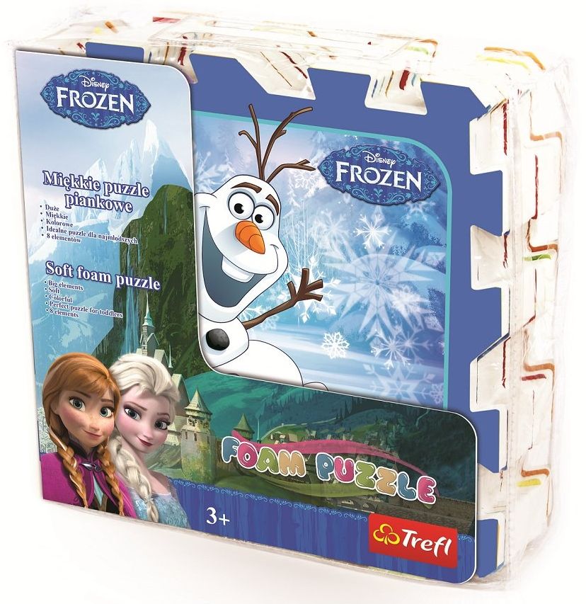 Бебешки пъзел за под Trefl от 8 части - Замръзналото кралство