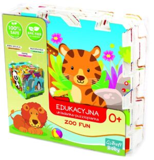 Бебешки пъзел за под Trefl от 8 части - Зоологическа градина