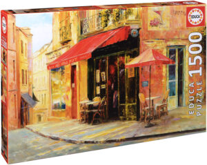 Пъзел Educa от 1500 части - Кафене на хълма, Хаиша Лиу