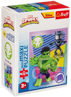 Мини пъзел Trefl от 20 части - Невероятният Спайди, асортимент