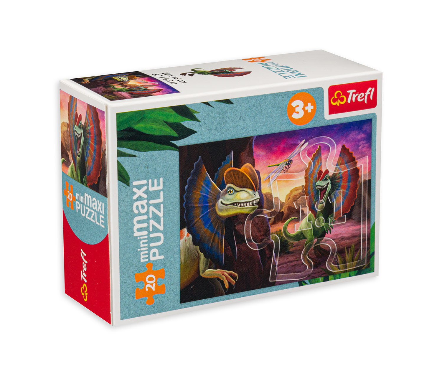 Мини пъзел Trefl от 20 макси части - Динозаври, асортимент