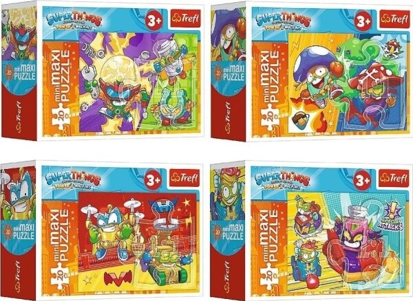 Мини пъзел Trefl от 20 макси части - Супер неща, асортимент