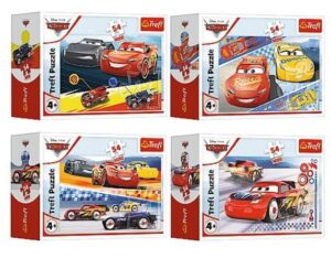 Мини пъзел Trefl от 54 части - Състезанието на Колите