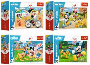 Мини пъзел Trefl от 54 части - Мики Маус, асортимент