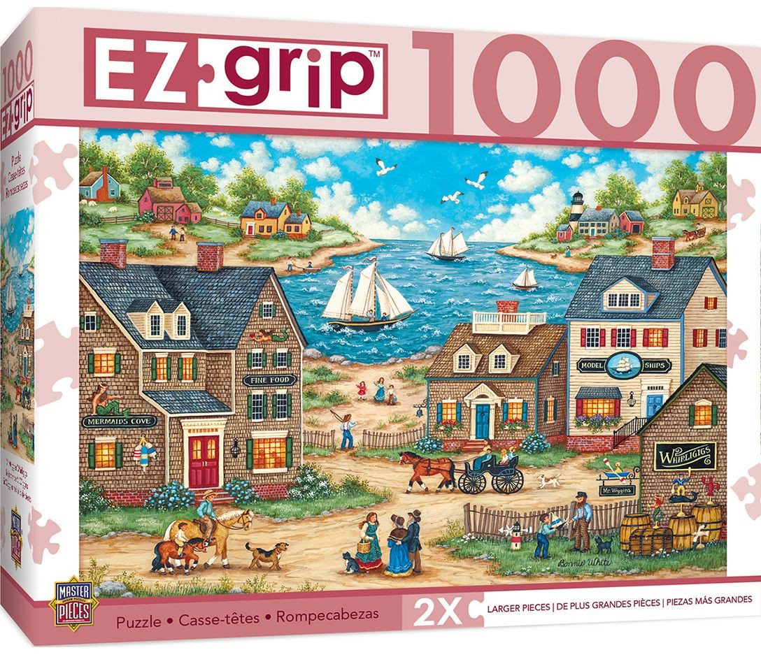 Пъзел Master Pieces от 1000 XXL части - Господин Уигинс Уириглиг, Бони Уайт