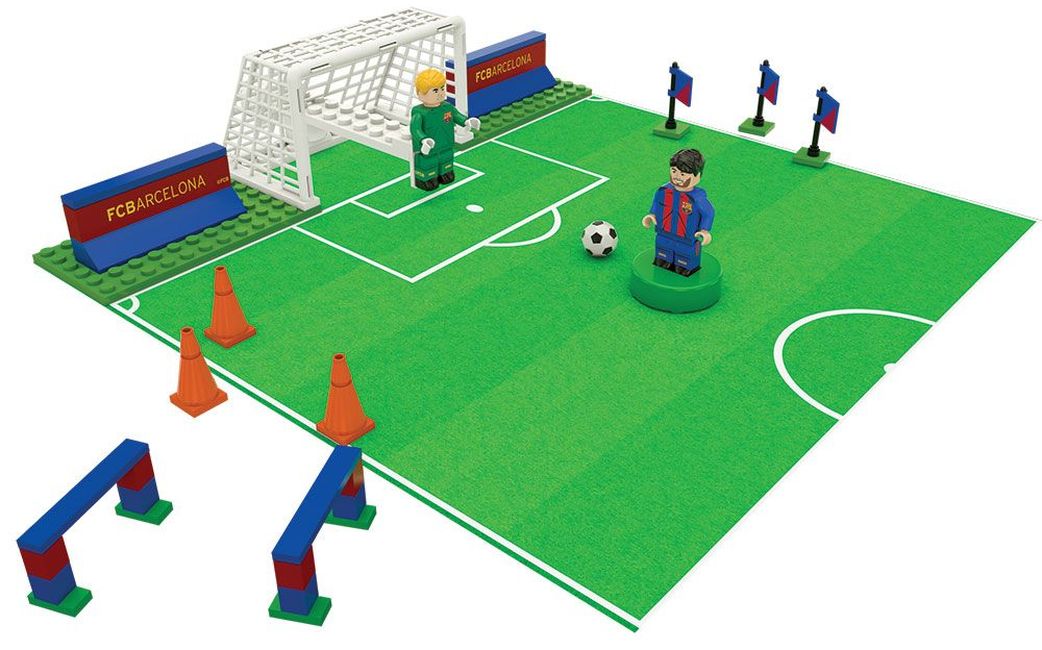 3D пъзел Nanostars от 85 части - Футболна врата на FC Barcelona
