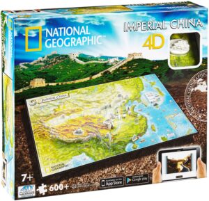 4D пъзел Cityscape от 600 части - National Geographic, Древен Китай