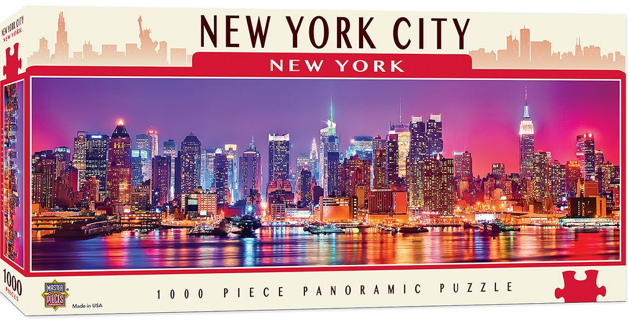 Панорамен пъзел Master Pieces от 1000 части - Ню Йорк Сити