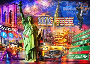 Пъзел Bluebird от 3000 части - Ню Йорк