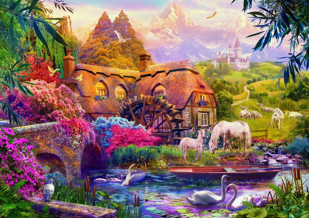 Пъзел Bluebird от 3000 части - Старата мелница