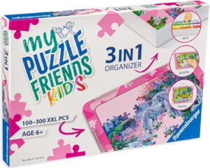 Органайзер за пъзели Ravensburger - 3 в 1, розов