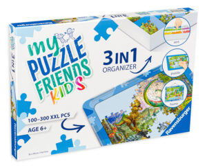 Органайзер за пъзели Ravensburger - 3 в 1, син