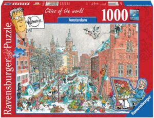 Пъзел Ravensburger от 1000 части - Амстердам, Frans Le Roux