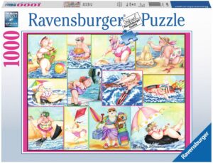 Пъзел Ravensburger от 1000 части - Красавици на плаж