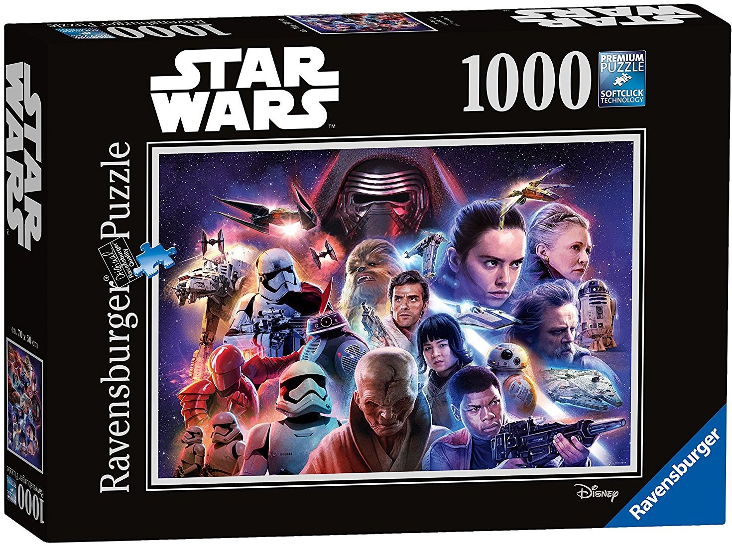 Пъзел Ravensburger от 1000 части - Междузвездни войни, Епизод 8 I