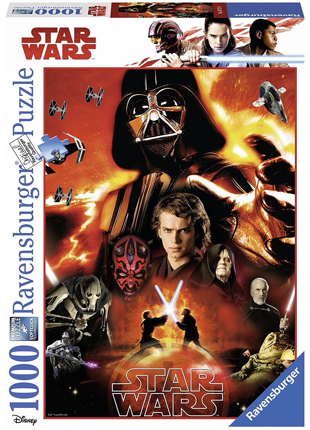 Пъзел Ravensburger от 1000 части - Тъмната страна