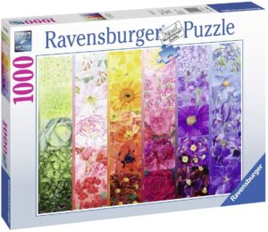 Пъзел Ravensburger от 1000 части - Палитра от цветя