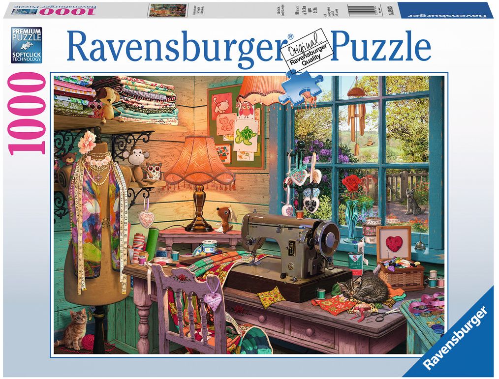 Пъзел Ravensburger от 1000 части - Шивашко ателие