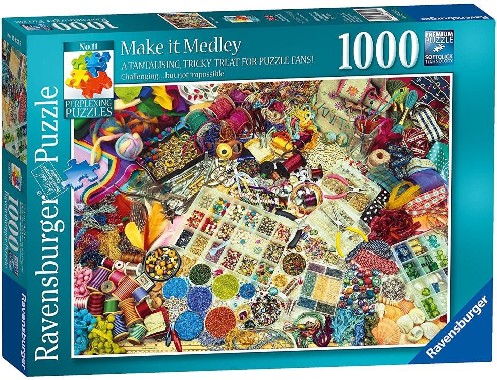 Пъзел Ravensburger от 1000 части - Творческа бъркотия