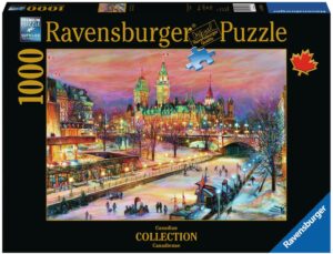 Пъзел Ravensburger от 1000 части - Зимният фестивал в Отава