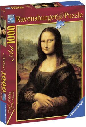 Пъзел Ravensburger от 1000 части - Мона Лиза, Леонардо да Винчи