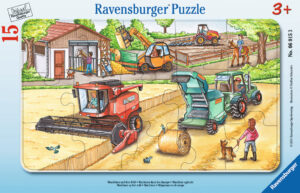 Пъзел Ravensburger от 15 части - Машини на полето