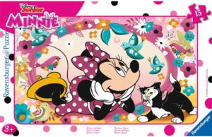 Пъзел Ravensburger от 15 части - Мини Маус и Фигаро