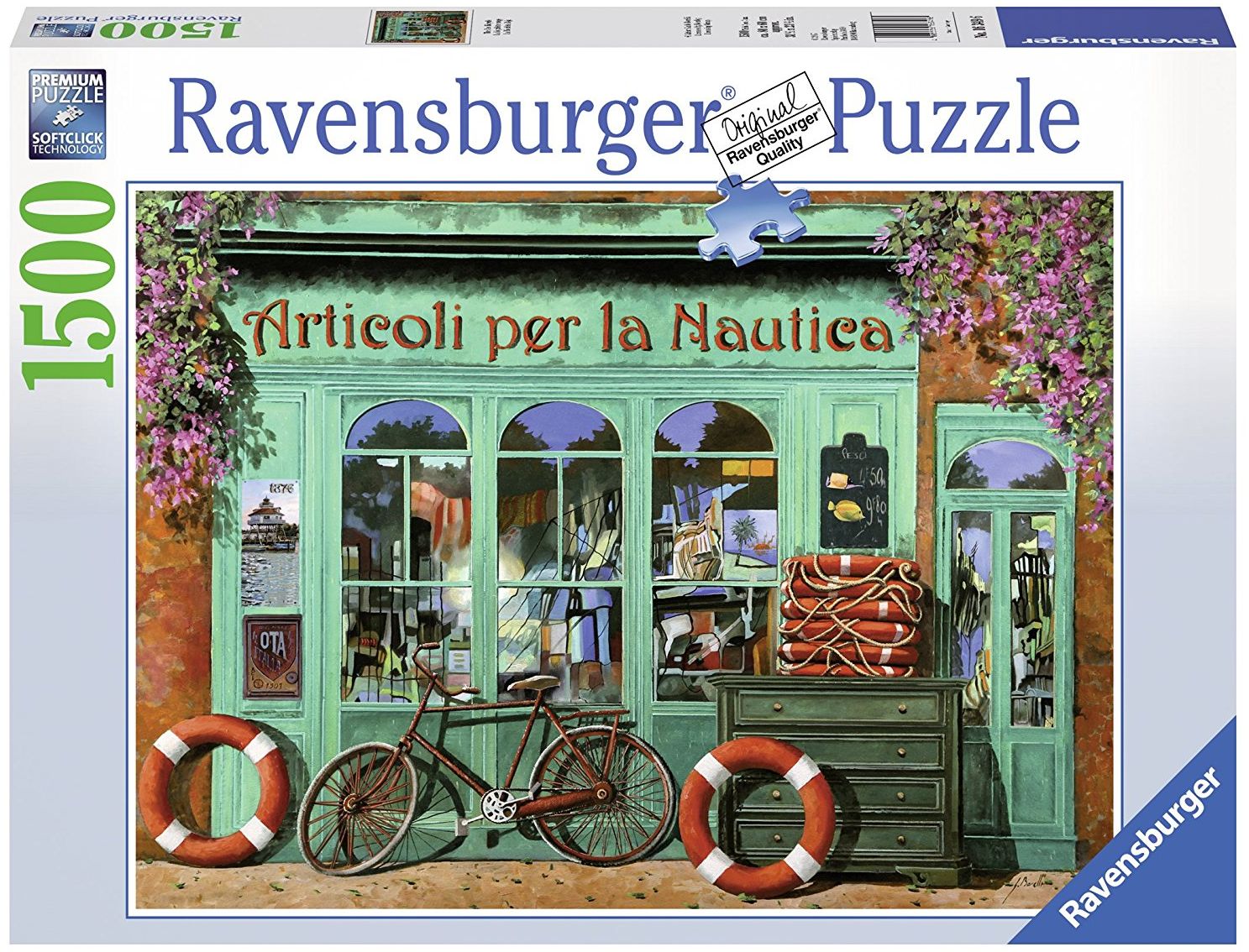Пъзел Ravensburger от 1500 части - Червено колело