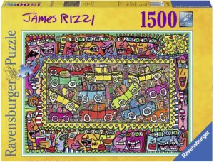 Пъзел Ravensburger от 1500 части - Цялата любов в центъра на града, Джеймс Рицци