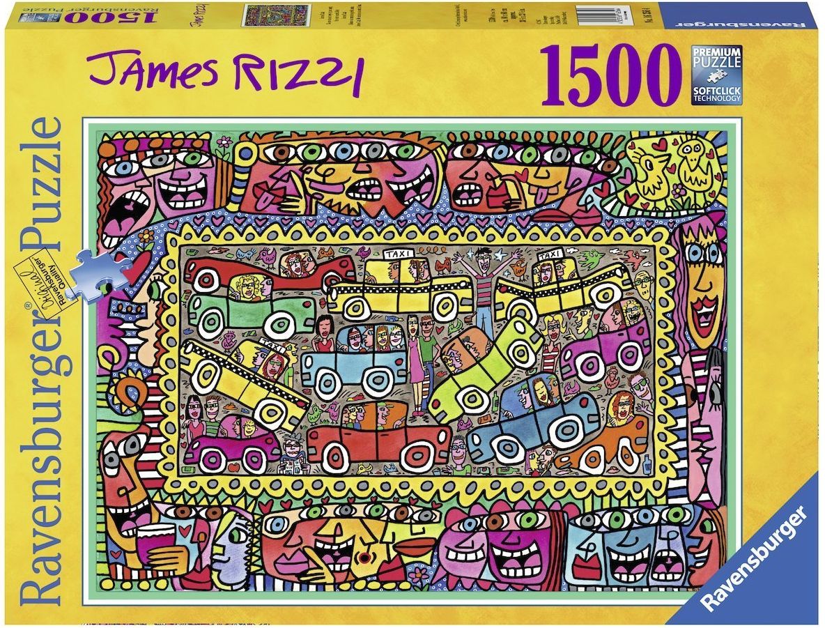 Пъзел Ravensburger от 1500 части - Цялата любов в центъра на града, Джеймс Рицци