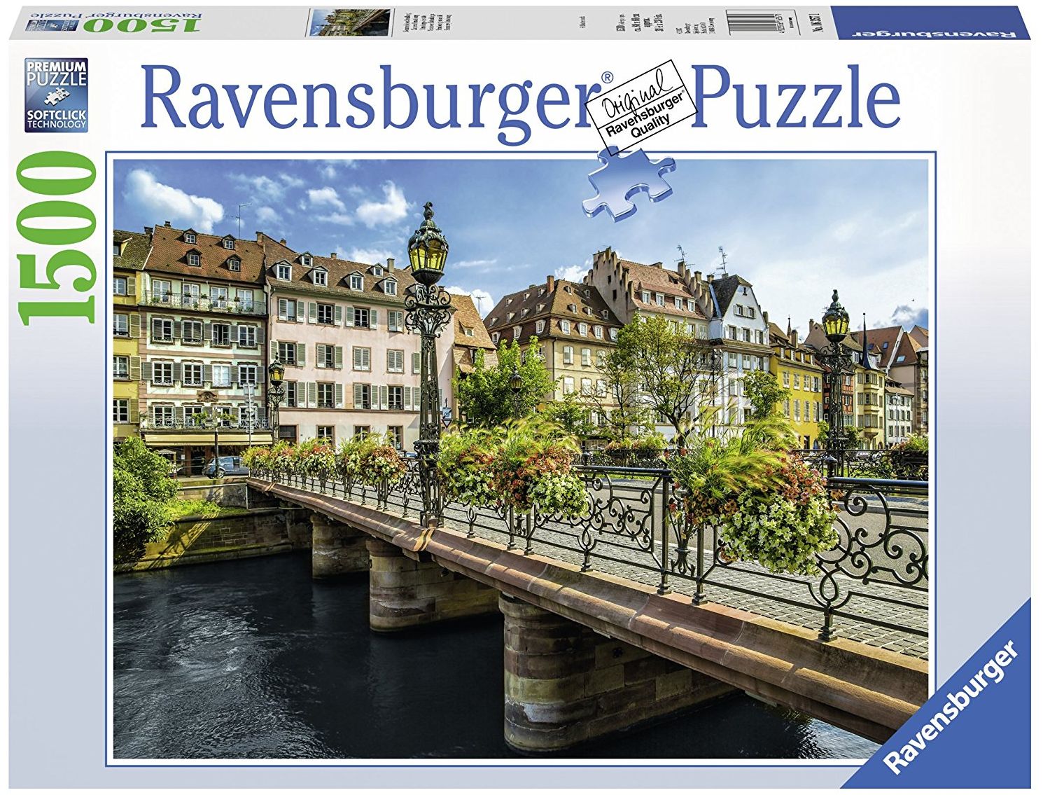 Пъзел Ravensburger от 1500 части - Лято в Страсбург