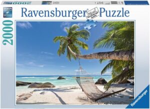 Пъзел Ravensburger от 2000 части - Хамак на плажа