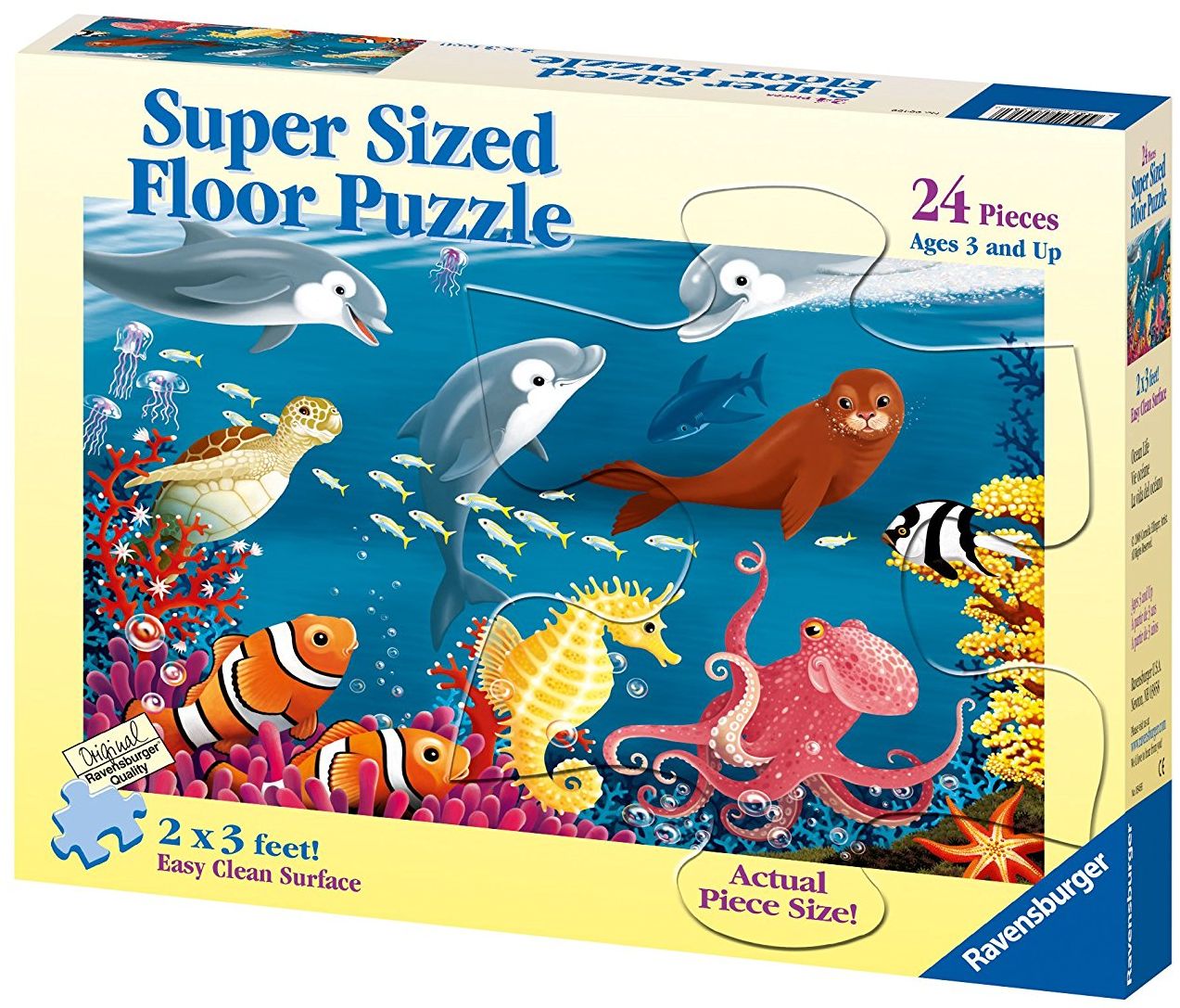 Пъзел Ravensburger от 24 части - Океански живот