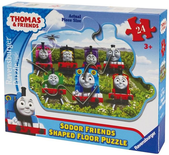 Пъзел за под Ravensburger от 24 части - Влакчето Томас