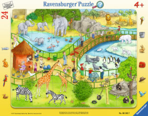 Пъзел Ravensburger от 24 части - Забавление в зоопарка